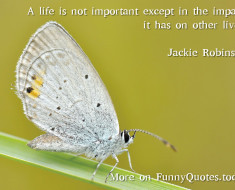 Funny Quote About Life By Jackie Robinson