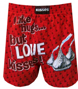 Hershey's -I Love Kisses Red Boxers for men