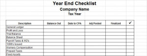 Clients year-end checklist