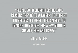 Quotes About People Going to Church