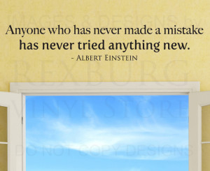 ... -Decal-Quote-Vinyl-Art-Lettering-Albert-Einstein-Inspirational-J61