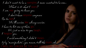 The Vampire Diaries Stefan Quotes Elena's quotes by bloodymary-