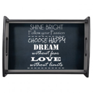 Motivational Quote Affirmations Food Trays