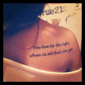 Quote Tattoo Picture by Claire Longoria - Inspiring Photo