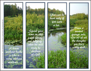 Bookmarks-Lake Kawbagam Quotes (2122-FMN Bookmarks)