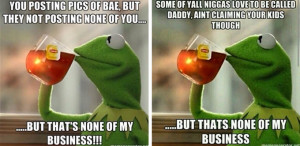 Top 20 Funniest Kermit #NoneOfMyBusiness Memes