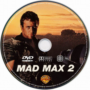 Mad Max 2 The Road Warrior 1981 Dutch DVD Disc Cover