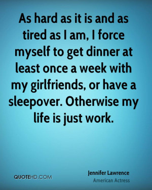 As hard as it is and as tired as I am, I force myself to get dinner at ...