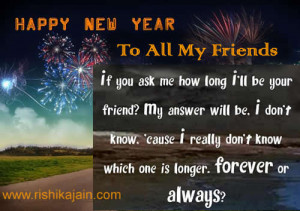 ... : “Happy New Year 2014 – My Dearest Friend !!!!” plus 1 more