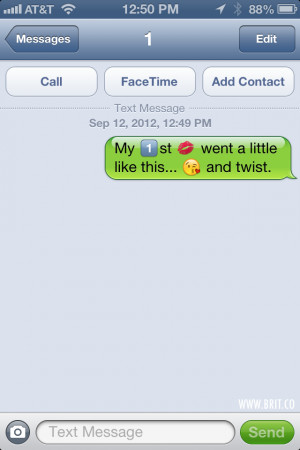 Popular Song Lyrics in iOS Emoticon Form