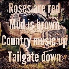 ... pick up lines hell yea #country #mud #trucks | Country Life More