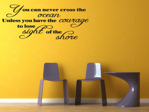 ... -CROSS-THE-OCEAN-Vinyl-Wall-Quote-Decal-Inspirational-Gift-Idea-28