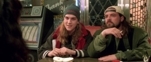 jay bethany jay and silent bob are sitting in a diner the guys are ...