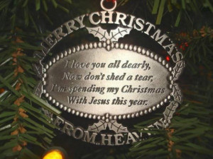 Quotes for lost loved ones at christmas