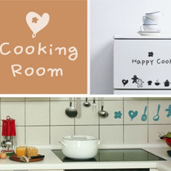 kitchen-wall-decoration-stickers-decals-Poster-home-Pictures-Removable ...