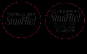 Download a “Smarties” printable: generic or for school