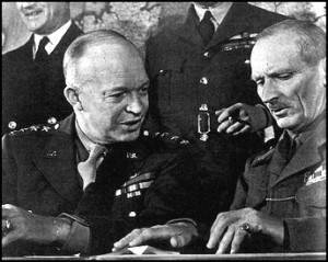 General Dwight D. Eisenhower and General Bernard Montgomery