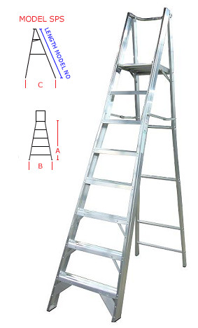 Safety Platform Ladder