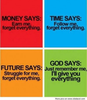 money #time #future #God