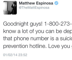 Matthew Espinosa Twitter