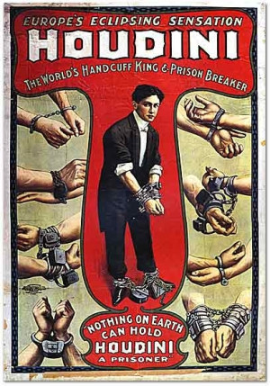Magic Houdini Theatre Poster