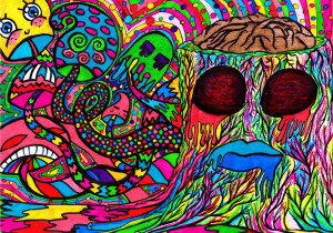 Shrooms' brain by psychedelic-hipster