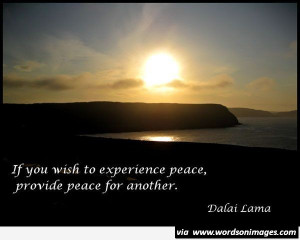 New peace short quotes with pictures