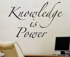Knowledge Power Office Inspirational Motivational Achievement Success ...