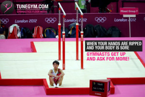 Artistic Gymnastics motivational poster @ Gymnastics Floor Music