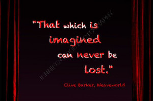 Clive Barker Weaveworld Horror Goth Quote by JenniferRoseGallery, $20 ...