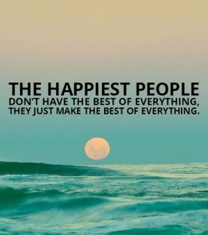 the happiest people.