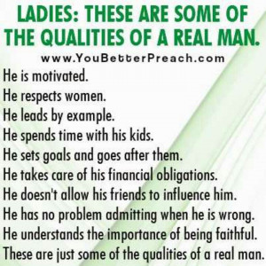 Good Man Qualities