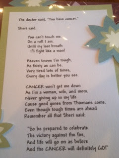 ... godmother. She made Sheri a scrapbook and wrote the following poem for