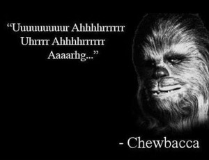 Chewbacca’s inspirational quote