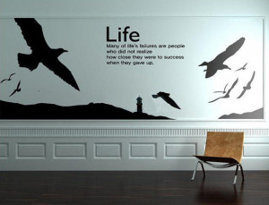 Life Flying Gulls Wall Sticker