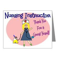 Clinical Instructor Thank You Cards & Note Cards