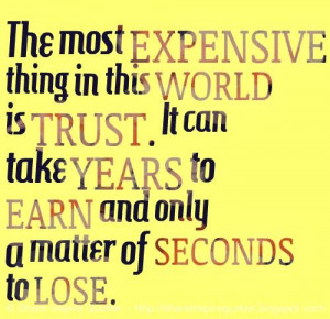 ... and only a matter of SECONDS to LOSE. #relationships #trust #quotes
