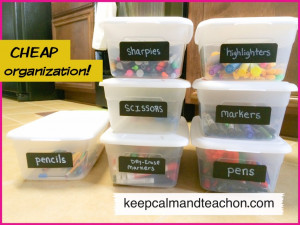 Classroom Organization Ideas