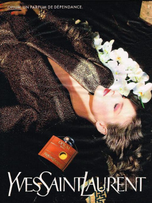 Linda Evangelista for Opium in 1987