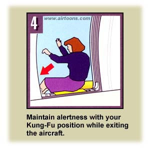 Airline Safety Card – Alternative Meanings For Their Images