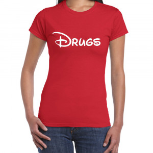 Womens-Funny-Sayings-Slogans-Novelty-T-Shirts-Drugs-Disney-Style-Smoke ...