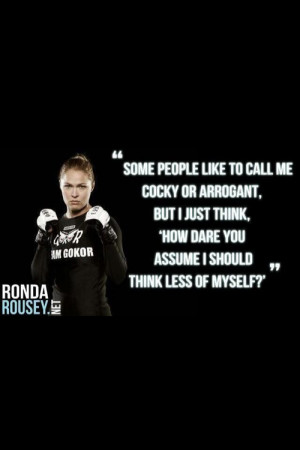 Ronda Rousey is girl power.