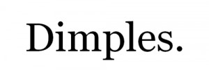My sign-name means dimples. =)