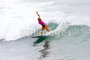 Bethany Hamilton Surfing In The Supergirl Pro Oceanside