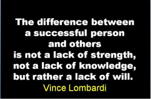 Short Motivational Quote Image about Will