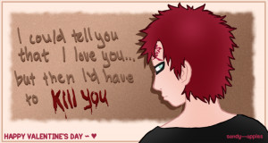Gaara Valentine Sandy Apples