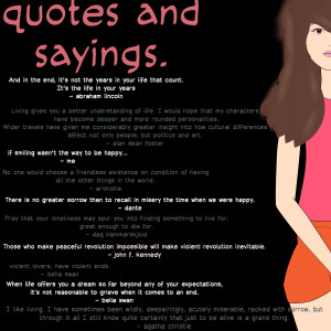 lincoln | quotes and sayings. | No one would choose a friendless ...