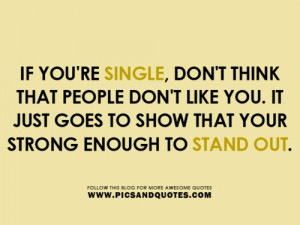 your strong enough to stand out♥