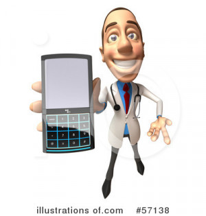 Royalty-Free (RF) White Male Doctor Character Clipart Illustration by ...
