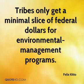 Tribes only get a minimal slice of federal dollars for environmental ...